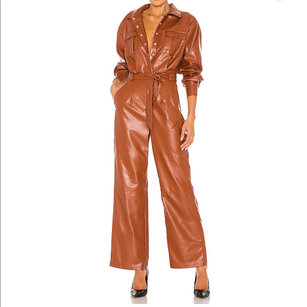 Adi Jumpsuit in Burnt Orange L'Academie REVOLVE